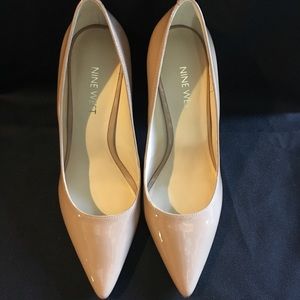 Nine West Nude Pointed Toe Pumps